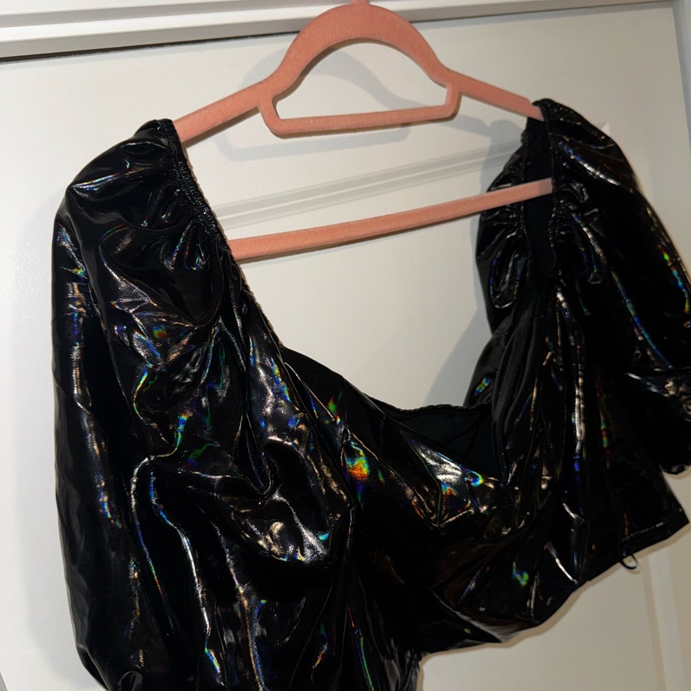 Torrid Black Iridescent Women's Blouse